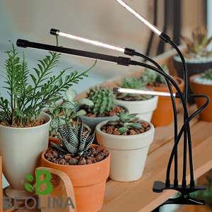 Beolina 4 karos növénynevelő és olvasó LED lámpa – fehér