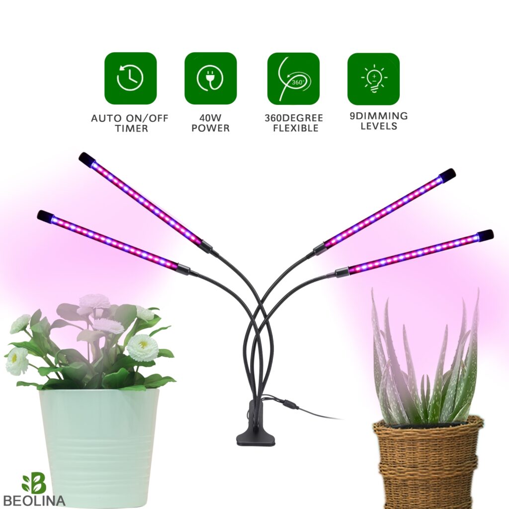 Beolina 4 karos növénynevelő LED lámpa